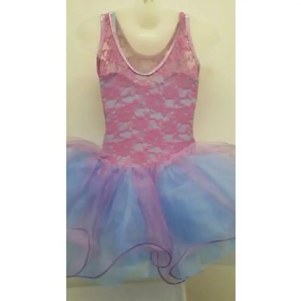 Pre-Owned Dance Costume Curtain Call E1175 XL Child Purple Ballet